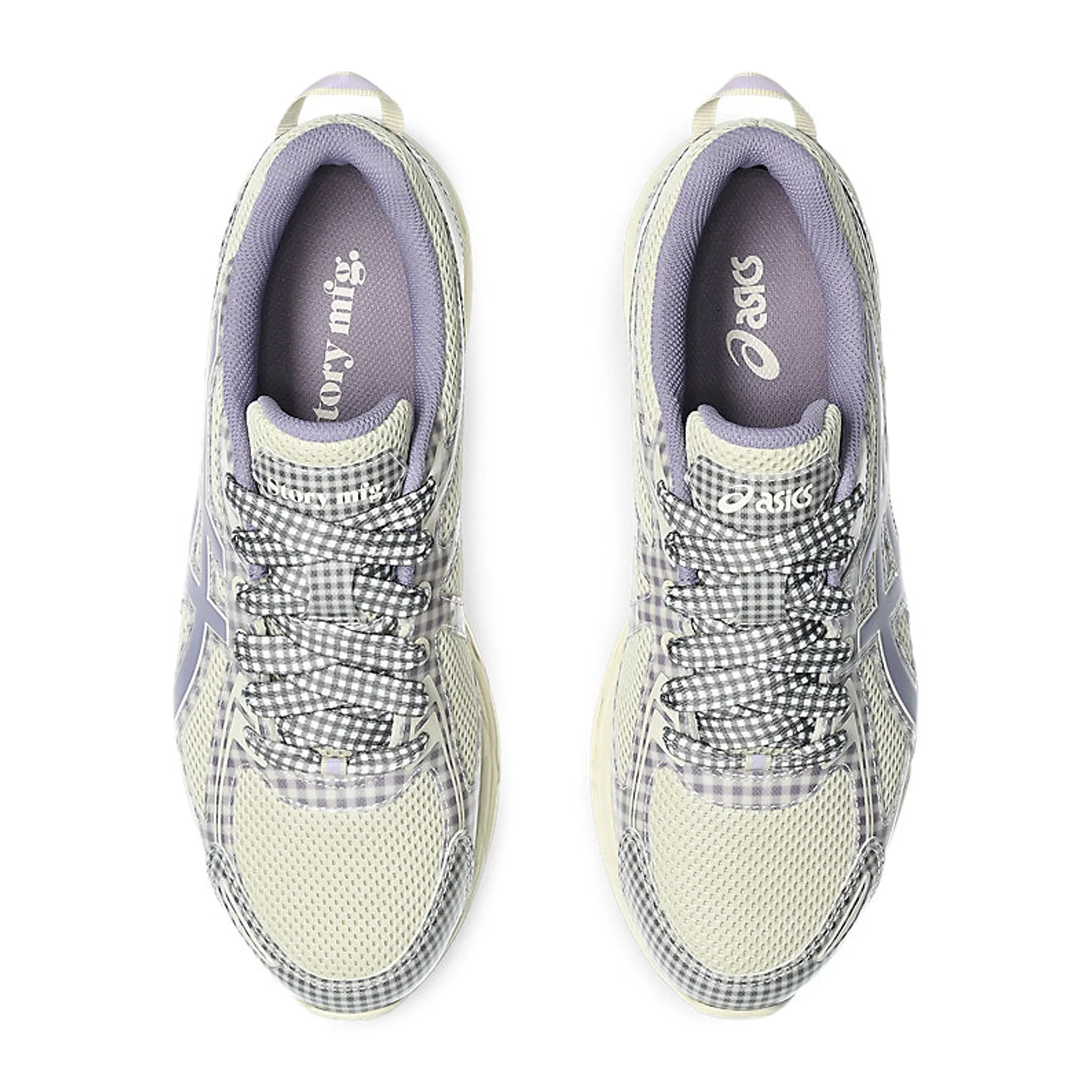 Top view of Story MRG. x ASICS Gel-Venture 6 Vanilla Violet Quartz